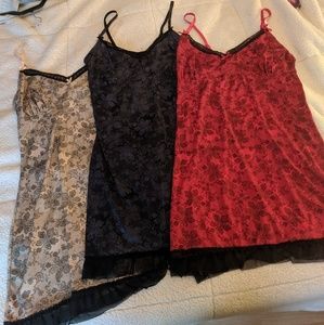 Bundle of 3 Sexy lingerie nighties